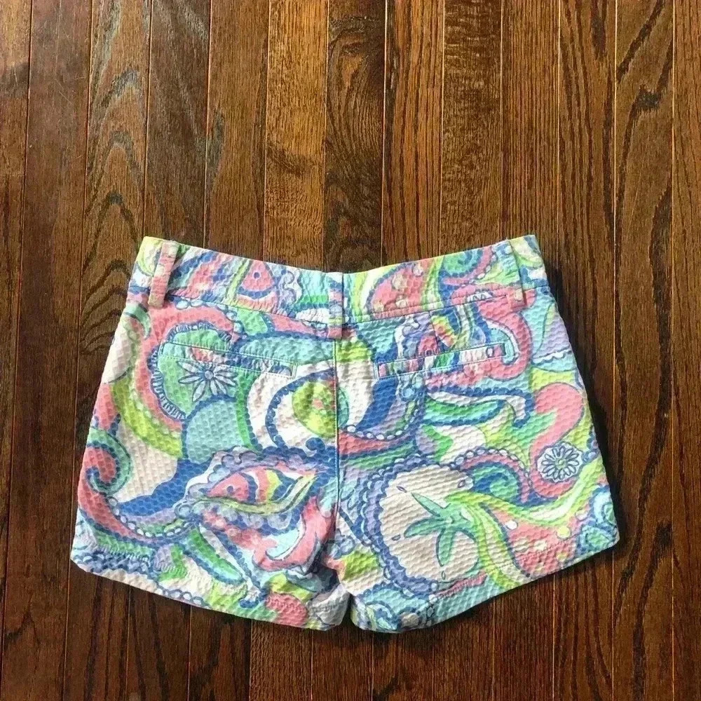 Lilly Pulitzer Women’s 2 The Callahan Short 4.5” inseam in 100% Cotton - VGUC! - Picture 6 of 11